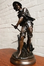 style Antique statue in Bronze, France 19th century