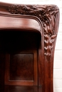 Art Nouveau style Bedroom in mahogany and inlay, France 1900