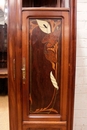 Art Nouveau style Bedroom in mahogany and inlay, France 1900