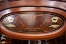 Art Nouveau style Bedroom in mahogany and inlay, France 1900