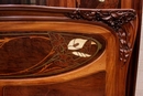 Art Nouveau style Bedroom in mahogany and inlay, France 1900