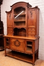 Art Nouveau style Dinning set in Walnut, France 1900