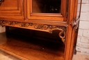 Art Nouveau style Dinning set in Walnut, France 1900