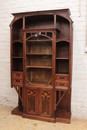 Art Nouveau style Display cabinet in mahogany , France 1900