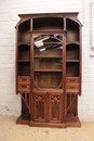 Art Nouveau style Display cabinet in mahogany , France 1900