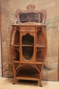 Art Nouveau style Display cabinet in Oak, France 1900