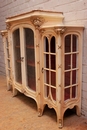 Art Nouveau style Display cabinet in paint wood, France 1900