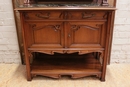 Art Nouveau style Server in mahogany, France 1900