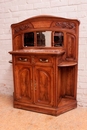 Art Nouveau style Server in Walnut, France 1900