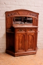 Art Nouveau style Server in Walnut, France 1900