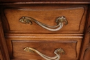 Art Nouveau style Cabinet and server  in Walnut, France 1900