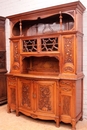 Art Nouveau style Cabinet in Walnut, France 1900