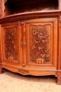 Art Nouveau style Cabinet in Walnut, France 1900