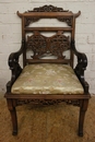 Asian sofa set, France 19th century