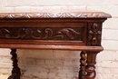 Hunt style Desk table in Oak, France 19th century