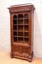 Renaissance style Display cabinet in Walnut, France 19th century