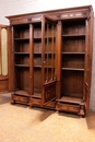 Renaissance style Bookcase in Walnut, France 19th century
