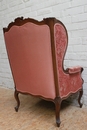 Bergére style Arm chair in Walnut, France 19th century