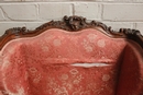 Bergére style Arm chair in Walnut, France 19th century