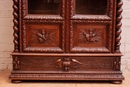 Hunt style Bookcase in Oak, France 19th century