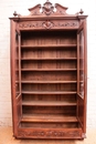 Renaissance style Bookcase in Walnut, France 19th century