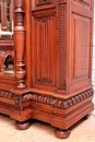 Renaissance style Bedroom in Walnut, France 19th century