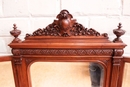 Renaissance style Bedroom in Walnut, France 19th century