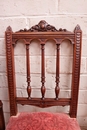 Renaissance style Bedroom in Walnut, France 19th century