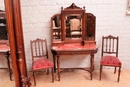 Renaissance style Bedroom in Walnut, France 19th century