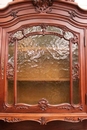 Louis XV style Cabinet and server in Walnut, France 19th century