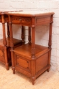 Louis XVI style Bedroom in Walnut, France 19th century