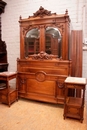 Louis XVI style Bedroom in Walnut, France 19th century