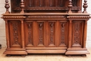 Renaissance style Cabinet in Walnut, France 19th century