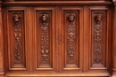 Renaissance style Cabinet in Walnut, France 19th century