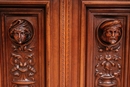 Renaissance style Cabinet in Walnut, France 19th century