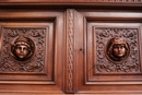 Renaissance style Cabinet in Walnut, France 19th century