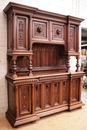 Renaissance style Cabinet in Walnut, France 19th century