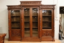 Henri II style Bookcase in Walnut, France 19th century