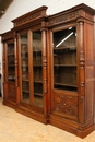 Henri II style Bookcase in Walnut, France 19th century