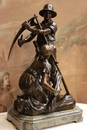 style Statue in Bronze, France 19th century