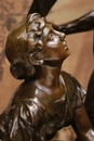 style Statue in Bronze, France 19th century