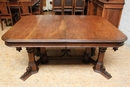 Gothic style Table in Oak, France 19th century