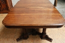 Gothic style Table in Oak, France 19th century