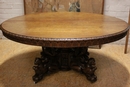 Hunt style Table in Oak, France 19th century