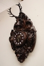 Hunt style Clock in Oak, France 19th century