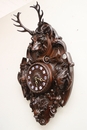 Hunt style Clock in Oak, France 19th century