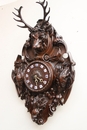 Hunt style Clock in Oak, France 19th century