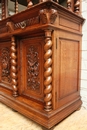 Hunt style Cabinet in Oak, France 19th century