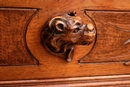 Black forest style Chest of drawers in Oak, France 19th century
