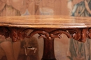 Black forest style Table in Walnut, France 19th century